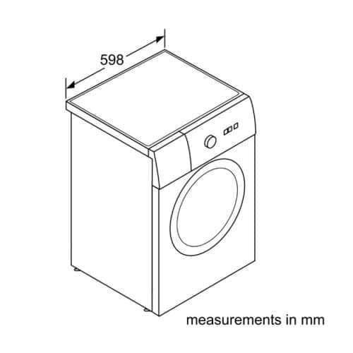 Kích thước máy giặt Bosch WAT28660EE