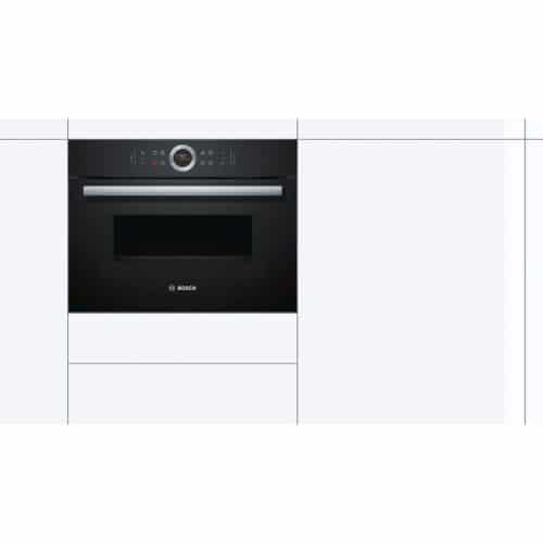 Lò nướng kèm vi sóng Bosch CMG633BB1 3 Thiết kế lò nướng kèm vi sóng Bosch CMG633BB1