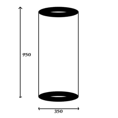 Kích thước của Máy hút khói khử mùi Chefs EH-R822E3