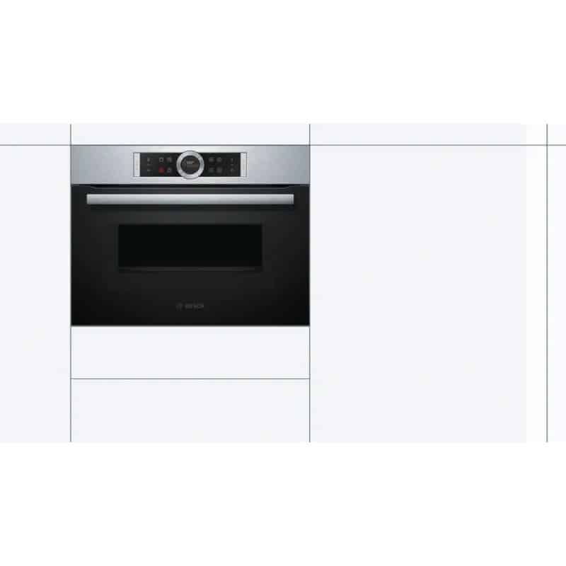 Thiết kế lò nướng kết hợp vi sóng Bosch CMG633BS1B Thiết kế lò nướng kết hợp vi sóng Bosch CMG633BS1B