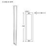 Tay nắm kéo đẩy Hafele 1100mm 903.02.000 2 903 02 000