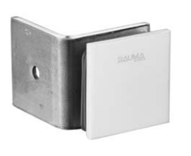 Kẹp kính tường Hafele 90 độ Bauma 981.77.955