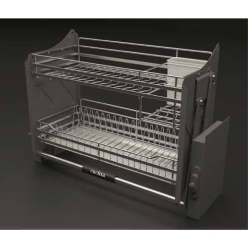 Ảnh thực tế Bộ rổ bát đĩa Hafele Lento 504.76.143 900mm