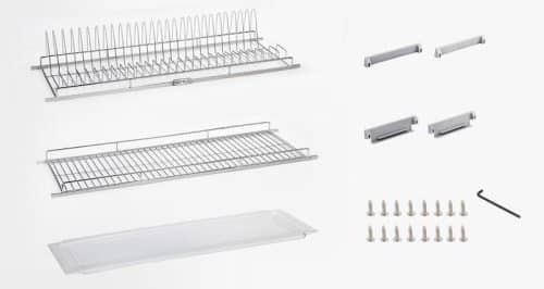 Giá úp bát đĩa Hafele 544.06.027 inox 304 cho tủ rộng 900mm