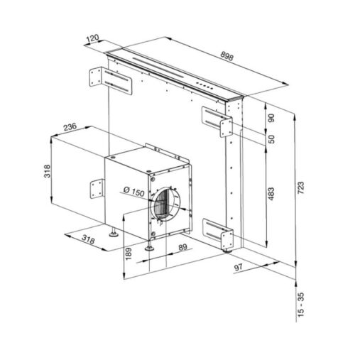 thong so may hut mui malloca downdraft k900bm
